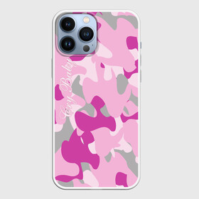 Чехол для iPhone 13 Pro Max с принтом Lil PEEP Cry baby в Новосибирске,  |  | baby | cry | lil peep | lil peep cry baby | pink | камуфляж | розовый | розовый камуфляж