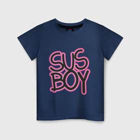 Детская футболка хлопок с принтом Susboy в Новосибирске, 100% хлопок | круглый вырез горловины, полуприлегающий силуэт, длина до линии бедер | baby | cry | lil peep | lil peep cry baby | pink | susboy | камуфляж | лил | лилпип | пип | розовый | розовый камуфляж