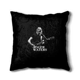 Подушка 3D с принтом Roger Waters, Pink Floyd в Новосибирске, наволочка – 100% полиэстер, наполнитель – холлофайбер (легкий наполнитель, не вызывает аллергию). | состоит из подушки и наволочки. Наволочка на молнии, легко снимается для стирки | Тематика изображения на принте: roger waters | джордж уотерс | композитор | певец | поэт