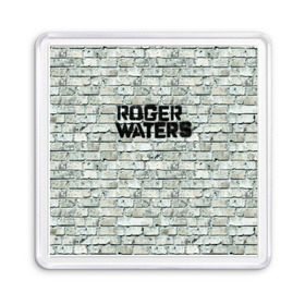 Магнит 55*55 с принтом Roger Waters. The Wall в Новосибирске, Пластик | Размер: 65*65 мм; Размер печати: 55*55 мм | pink floyd | roger waters | джордж уотерс | композитор | певец | поэт