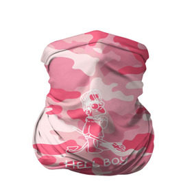 Бандана-труба 3D с принтом Hellboy в Новосибирске, 100% полиэстер, ткань с особыми свойствами — Activecool | плотность 150‒180 г/м2; хорошо тянется, но сохраняет форму | hellboy | hip hop | lil | lil peep | pink | pip | rap | барт | камуфляж | камуфляж розовый | лил | лилпип | пип | реп | симпсон | симпсоны | толстовка лил пипа | хеллбой | хипхоп
