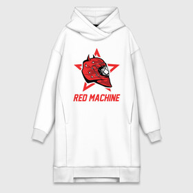 Платье-худи хлопок с принтом Red Machine   Красная Машина в Новосибирске,  |  | hockey | machine | red | russia | team | красная | машина | россия | сборная | хоккей