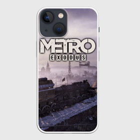 Чехол для iPhone 13 mini с принтом Metro Exodus в Новосибирске,  |  | exodus | horror | metro | survival | исход | метро | мутация | оружия | стелс | шутер | экшен
