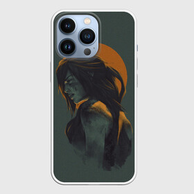 Чехол для iPhone 13 Pro с принтом Lara Croft в Новосибирске,  |  | Тематика изображения на принте: art | game | illustration | lara croft | shadow of the tomb raider | tomb raider | арт | девушка | игра | лара крофт | расхитительница гробниц | рисунок | солнце | томб райдер