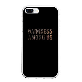 Чехол для iPhone 7Plus/8 Plus матовый с принтом DBD Darkness among us в Новосибирске, Силикон | Область печати: задняя сторона чехла, без боковых панелей | among | darkness | daylight | dbd | dead | deadbydaylight | horror | killer | survival | us | выживание | к | мертвы | рассвету | ужас