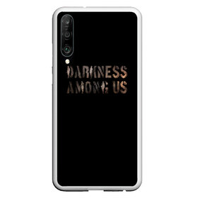 Чехол для Honor P30 с принтом DBD Darkness among us в Новосибирске, Силикон | Область печати: задняя сторона чехла, без боковых панелей | among | darkness | daylight | dbd | dead | deadbydaylight | horror | killer | survival | us | выживание | к | мертвы | рассвету | ужас