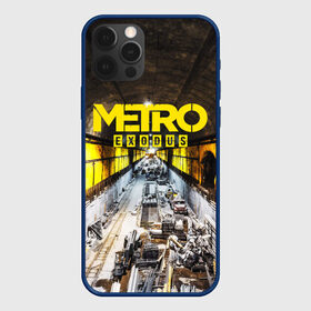 Чехол для iPhone 12 Pro с принтом METRO EXODUS EXCLUSIVE в Новосибирске, силикон | область печати: задняя сторона чехла, без боковых панелей | ak47 | metro 2033 | metro exodus | апокалипсис | артем | глуховский | дорога | маски | ночь | оружие | поезд | противогаз | сталкеры