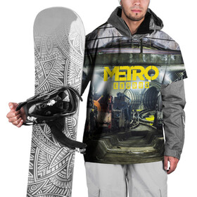 Накидка на куртку 3D с принтом METRO EXODUS в Новосибирске, 100% полиэстер |  | ak47 | metro 2033 | metro exodus | апокалипсис | артем | глуховский | дорога | маски | ночь | оружие | поезд | противогаз | сталкеры