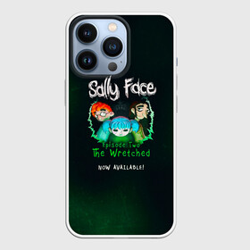 Чехол для iPhone 13 Pro с принтом Sally Face в Новосибирске,  |  | sally face | гизмо | девид | девочка | игра | лари | ларри | мальчик | маска | мрачная | на лице | пых | с протезом | сал | сали | салли | салли фейс | фейс | фэйс | эддисон | эшли