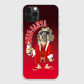 Чехол для iPhone 12 Pro Max с принтом Dude-Santa в Новосибирске, Силикон |  | 2019 | big lebowski | dude | happy new year | merry christmas | santa | большой лебовски | лебовски | новый год | рождество | санта | чувак