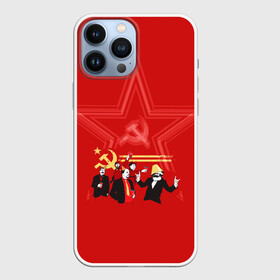 Чехол для iPhone 13 Pro Max с принтом Communism Party в Новосибирске,  |  | звезда | китай | коммунизм | комунизм | ленин | мао дзедун | мао цзедун | мао цзэдун | маркс | прикол | серп и молот | советский союз | ссср | сталин | че гевара | че геваро | чегевара | энгельс