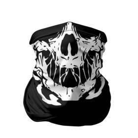 Бандана-труба 3D с принтом ДЫМЯЩИЙ ЧЕРЕП в Новосибирске, 100% полиэстер, ткань с особыми свойствами — Activecool | плотность 150‒180 г/м2; хорошо тянется, но сохраняет форму | bandana | bones | face | mask | smoke | бандана | кости | лицо | маска | смоук | череп