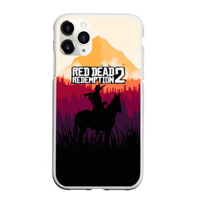 Чехол для iPhone 11 Pro матовый с принтом Red Dead Redemption 2 в Новосибирске, Силикон |  | game | gamer | rdr2 | red dead redemption 2 | rockstar studios | игры | ковбой