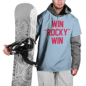 Накидка на куртку 3D с принтом Win Rocky win в Новосибирске, 100% полиэстер |  | Тематика изображения на принте: rocky | бокс | кино | рокки | сильвестр | спорт | сталлоне | фильм