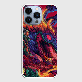 Чехол для iPhone 13 Pro с принтом HyperBEAST в Новосибирске,  |  | Тематика изображения на принте:  warning |  ко |  оружие | автомат