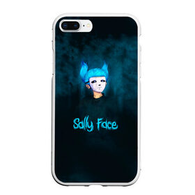 Чехол для iPhone 7Plus/8 Plus матовый с принтом Sally Face в Новосибирске, Силикон | Область печати: задняя сторона чехла, без боковых панелей | sally face | гизмо | девид | девочка | игра | лари | ларри | мальчик | маска | мрачная | на лице | пых | с протезом | сал | сали | салли | салли фейс | фейс | фэйс | эддисон | эшли