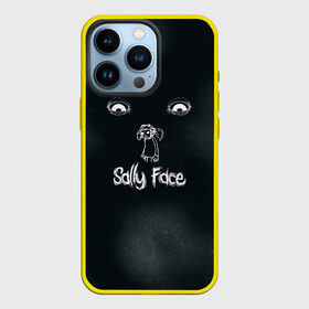 Чехол для iPhone 13 Pro с принтом Sally Face в Новосибирске,  |  | Тематика изображения на принте: sally face | гизмо | девид | девочка | игра | лари | ларри | мальчик | маска | мрачная | на лице | пых | с протезом | сал | сали | салли | салли фейс | фейс | фэйс | эддисон | эшли