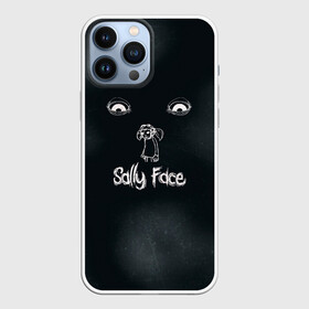 Чехол для iPhone 13 Pro Max с принтом Sally Face в Новосибирске,  |  | Тематика изображения на принте: sally face | гизмо | девид | девочка | игра | лари | ларри | мальчик | маска | мрачная | на лице | пых | с протезом | сал | сали | салли | салли фейс | фейс | фэйс | эддисон | эшли