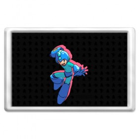 Магнит 45*70 с принтом Mega Man (pixel art) Black в Новосибирске, Пластик | Размер: 78*52 мм; Размер печати: 70*45 | 8 bit | 8bit | art | dendy | famicom | game | games | japan | japanese | man | mega | mega man | megaman | nes | pixel | pixel art | pixelart | retro | video games | videogames