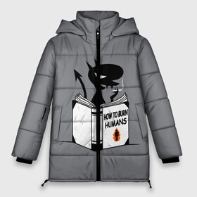 Женская зимняя куртка 3D с принтом Luci How to burn humans в Новосибирске, верх — 100% полиэстер; подкладка — 100% полиэстер; утеплитель — 100% полиэстер | длина ниже бедра, силуэт Оверсайз. Есть воротник-стойка, отстегивающийся капюшон и ветрозащитная планка. 

Боковые карманы с листочкой на кнопках и внутренний карман на молнии | bean | disenchantment | elfo | futurama | luci | mattgroening | netflix | princess | simpsons | бин | люси | люци | мэтгроунинг | разочарование | симпсоны | элфо