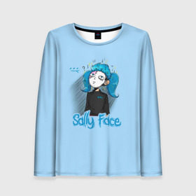 Женский лонгслив 3D с принтом Sally Face в Новосибирске, 100% полиэстер | длинные рукава, круглый вырез горловины, полуприлегающий силуэт | sally face | гизмо | девид | девочка | игра | лари | ларри | мальчик | маска | мрачная | на лице | пых | с протезом | сал | сали | салли | салли фейс | фейс | фэйс | эддисон | эшли