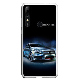 Чехол для Honor P Smart Z с принтом Mercedes AMG в Новосибирске, Силикон | Область печати: задняя сторона чехла, без боковых панелей | Тематика изображения на принте: car | mercedes | mercedes   benz | motorsport | автомобиль | автоспорт | мерседес | спорткар