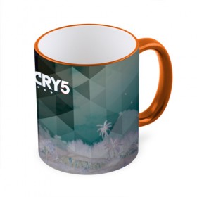 Кружка 3D с принтом FarCry polygon в Новосибирске, керамика | ёмкость 330 мл | far cry | far cry 5 | far cry new dawn | far cry primal | farcry | fc 5 | fc5 | game | new dawn | primal | игры | постапокалипсис | фар край | фар край 5