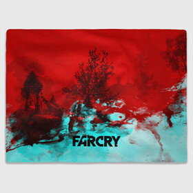 Плед 3D с принтом FARCRY в Новосибирске, 100% полиэстер | закругленные углы, все края обработаны. Ткань не мнется и не растягивается | Тематика изображения на принте: far cry | far cry 5 | far cry new dawn | far cry primal | farcry | fc 5 | fc5 | game | new dawn | primal | игры | постапокалипсис | фар край | фар край 5