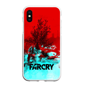 Чехол для iPhone XS Max матовый с принтом FARCRY в Новосибирске, Силикон | Область печати: задняя сторона чехла, без боковых панелей | Тематика изображения на принте: far cry | far cry 5 | far cry new dawn | far cry primal | farcry | fc 5 | fc5 | game | new dawn | primal | игры | постапокалипсис | фар край | фар край 5