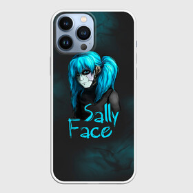 Чехол для iPhone 13 Pro Max с принтом Sally Face в Новосибирске,  |  | Тематика изображения на принте: sally face | гизмо | девид | девочка | игра | лари | ларри | мальчик | маска | мрачная | на лице | пых | с протезом | сал | сали | салли | салли фейс | фейс | фэйс | эддисон | эшли