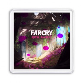 Магнит 55*55 с принтом FARCRY NEW DAWN в Новосибирске, Пластик | Размер: 65*65 мм; Размер печати: 55*55 мм | 