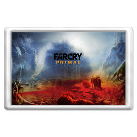 Магнит 45*70 с принтом FarCry Primal в Новосибирске, Пластик | Размер: 78*52 мм; Размер печати: 70*45 | 