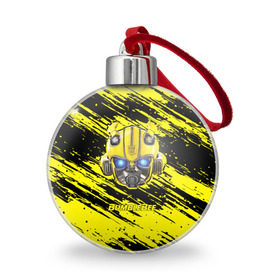 Ёлочный шар с принтом Bumblebee в Новосибирске, Пластик | Диаметр: 77 мм | transformers | автоботы | бамблби | кибертрон | мегатрон | оптимус | прайм | робот | трансформеры