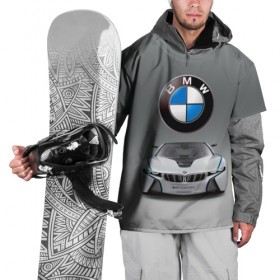 Накидка на куртку 3D с принтом BMW Vision в Новосибирске, 100% полиэстер |  | bmw | car | germany | motorsport | sports car | автомобиль | автоспорт | бмв | германия | спорткар