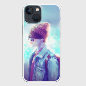 Чехол для iPhone 13 mini с принтом BTS. Jimin в Новосибирске,  |  | army | bangtan | beyond | boys | bts | j hope | jimin | jin | jungkook | k pop | rm | scene | suga | the | v | армия | арэма | бтс | ви | джей хоупа | сюги | чимина | чина | чонгука