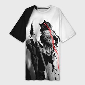 Платье-футболка 3D с принтом Goblin Slayer under the moon light в Новосибирске,  |  | ahegao | anime | armor | blood | goblin | knight | manga | slayer | аниме | ахегао | гоблин | гоблинов | гоблины | доспехи | жрица | кровища | кровь | манга | мульт | мультик | ранобэ | рыцарь | сериал