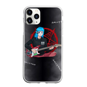 Чехол для iPhone 11 Pro Max матовый с принтом Sally Face with a Guitar в Новосибирске, Силикон |  | Тематика изображения на принте: fisher | larry johnson | mask | sally  face | sally fisher | sallyface | демоны | духи | маска | пентаграмма | призраки | рок | салли | салли фейс | салли фишер | фейс | шепот