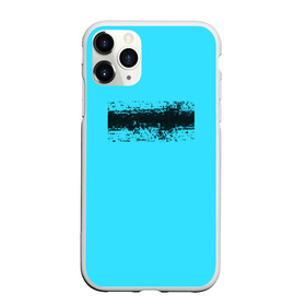 Чехол для iPhone 11 Pro матовый с принтом Гранж голубой в Новосибирске, Силикон |  | кислотные костюмы | кислотные цвета | неон | флуоресцентные принты
