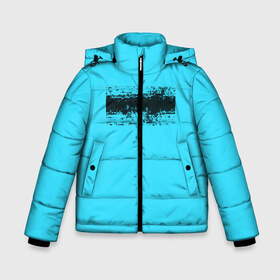 Зимняя куртка для мальчиков 3D с принтом Гранж голубой в Новосибирске, ткань верха — 100% полиэстер; подклад — 100% полиэстер, утеплитель — 100% полиэстер | длина ниже бедра, удлиненная спинка, воротник стойка и отстегивающийся капюшон. Есть боковые карманы с листочкой на кнопках, утяжки по низу изделия и внутренний карман на молнии. 

Предусмотрены светоотражающий принт на спинке, радужный светоотражающий элемент на пуллере молнии и на резинке для утяжки | кислотные костюмы | кислотные цвета | неон | флуоресцентные принты