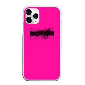 Чехол для iPhone 11 Pro матовый с принтом Гранж розовый в Новосибирске, Силикон |  | кислотные костюмы | кислотные цвета | неон | флуоресцентные принты