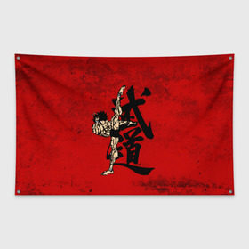 Флаг-баннер с принтом Боец Баки Baki the Grappler в Новосибирске, 100% полиэстер | размер 67 х 109 см, плотность ткани — 95 г/м2; по краям флага есть четыре люверса для крепления | ahegao | anime | baki | fighter | grappler | manga | the | аниме | анимешники | анимешнику | ахегао | баки | боевые | боец | бойцы | доппо | драки | искусства | манга | мульт | мультик | сериал | хамма | юдзиро
