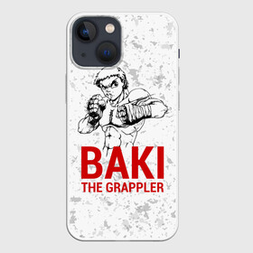 Чехол для iPhone 13 mini с принтом Baki the Grappler в Новосибирске,  |  | ahegao | anime | baki | fighter | grappler | manga | the | аниме | анимешники | анимешнику | ахегао | баки | боевые | боец | бойцы | доппо | драки | искусства | манга | мульт | мультик | сериал | хамма | юдзиро