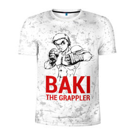 Мужская футболка 3D спортивная с принтом Baki the Grappler / Боец Баки в Новосибирске, 100% полиэстер с улучшенными характеристиками | приталенный силуэт, круглая горловина, широкие плечи, сужается к линии бедра | Тематика изображения на принте: ahegao | anime | baki | fighter | grappler | manga | the | аниме | анимешники | анимешнику | ахегао | баки | боевые | боец | бойцы | доппо | драки | искусства | манга | мульт | мультик | сериал | хамма | юдзиро