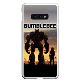 Чехол для Samsung S10E с принтом BUMBLEBEE в Новосибирске, Силикон | Область печати: задняя сторона чехла, без боковых панелей | bumblebee | автобот | бамблби | герой | камаро | прайм | робот | трансформеры | фильм | шевроле