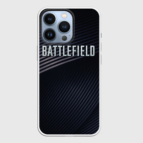 Чехол для iPhone 13 Pro с принтом BATTLEFIELD в Новосибирске,  |  | battlefield | бателфилд | игра | компьютерная игра | надпись | поле битвы | стрелялка | шутер