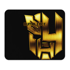 Коврик для мышки прямоугольный с принтом BUMBLEBEE в Новосибирске, натуральный каучук | размер 230 х 185 мм; запечатка лицевой стороны | bumblebee | автобот | бамблби | герой | камаро | прайм | робот | трансформеры | фильм | шевроле