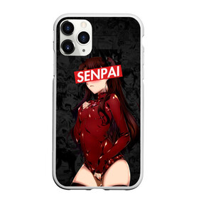 Чехол для iPhone 11 Pro матовый с принтом Anime (Senpai 1) в Новосибирске, Силикон |  | ahegao | anime | manga | sempai | senpai | аниме | ахегао | манга | семпай | сенпай