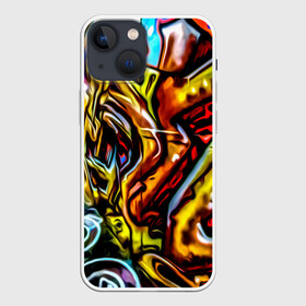 Чехол для iPhone 13 mini с принтом Твой уличный стиль в Новосибирске,  |  | graffity | paint | street art | urban | город | граффити | искусство | кирпичи | краски | рисунки | стена | улицы | уличное искусство