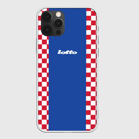 Чехол для iPhone 12 Pro Max с принтом Форма lotto в Новосибирске, Силикон |  | croatia | hns | hrvatski nogometni savez | в клетку | фирменная форма lotto | форма хорватии | форма шашки | футбольная форма | футбольный клуб | хорватский футбольный союз | хфс | шахматы