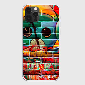 Чехол для iPhone 12 Pro Max с принтом Милый Зверёк Граффити в Новосибирске, Силикон |  | grafity | paint | street art | urban | город | граффити | искусство | кирпичи | краски | рисунки | стена | улицы | уличное искусство